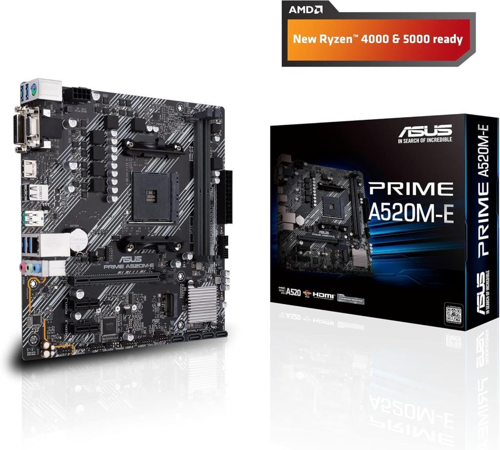 Asus Prime A520M-E AMD AM4 DDR4 Micro ATX Anakart Outlet