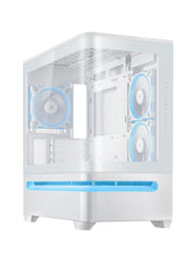 Asus Prime AP202 ARGB Fansız Beyaz Micro ATX Oyuncu Kasası - TESHİR