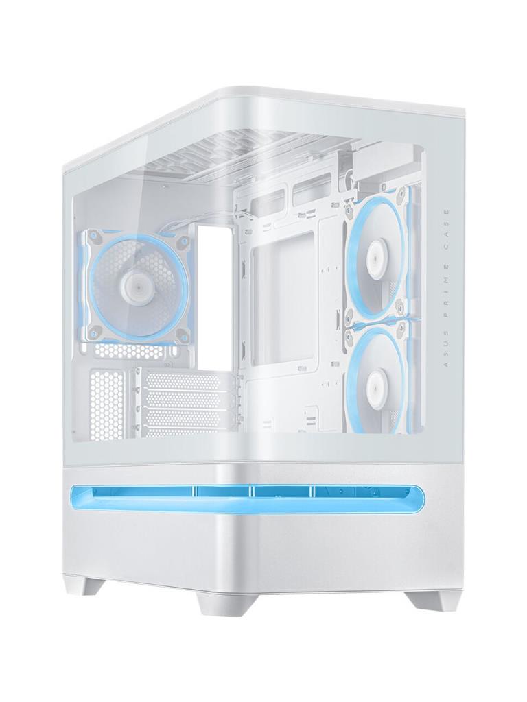Asus Prime AP202 ARGB Fansız Beyaz Micro ATX Oyuncu Kasası - TESHİR
