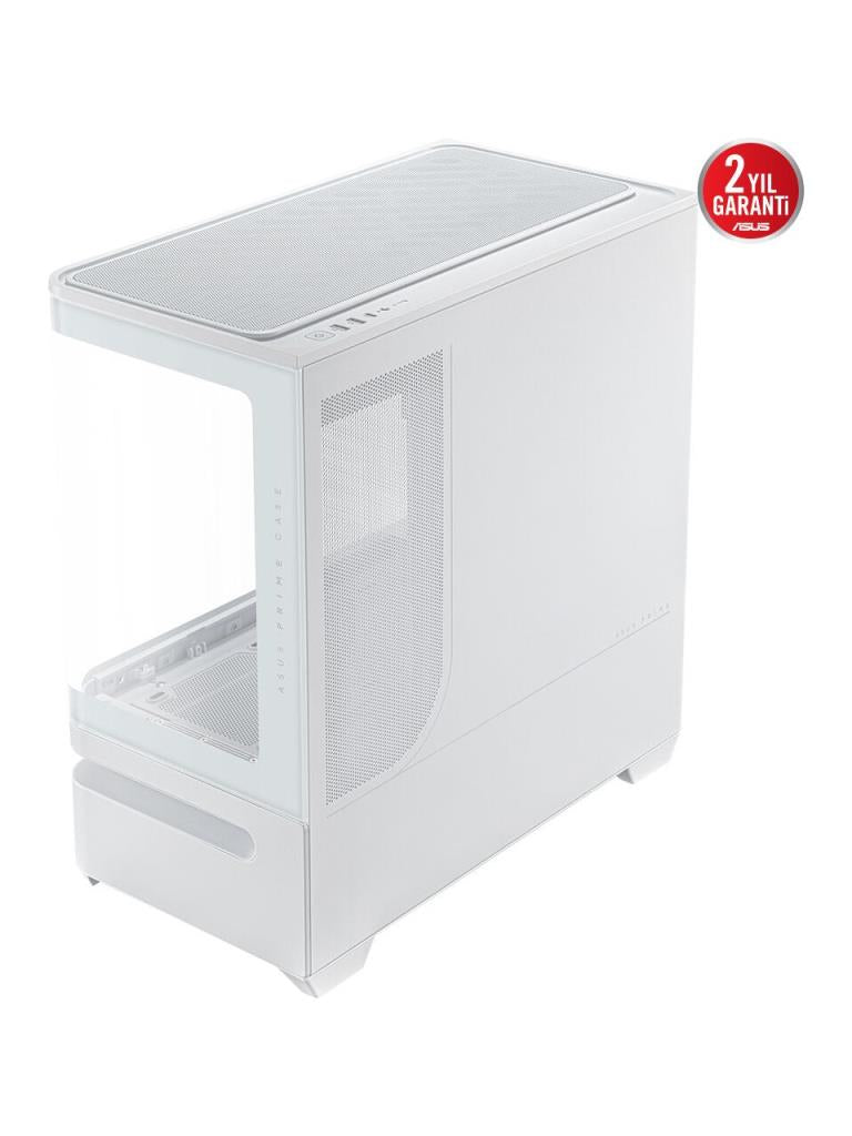 Asus Prime AP202 ARGB Fansız Beyaz Micro ATX Oyuncu Kasası - TESHİR