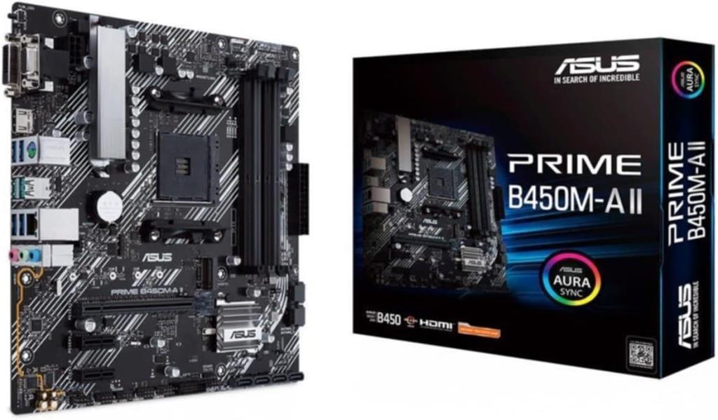 Asus Prime B450M-A II AMD AM4 DDR4 Micro ATX Anakart Teşhir