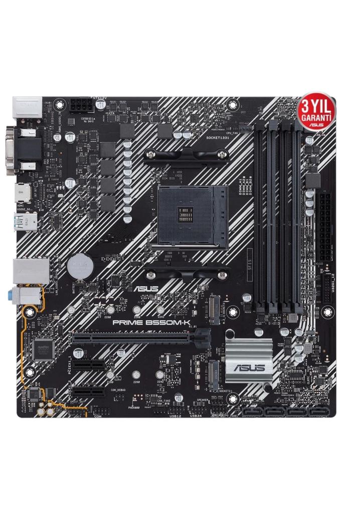 Asus Prime B550M-K AMD AM4 DDR4 Micro ATX Anakart Outlet