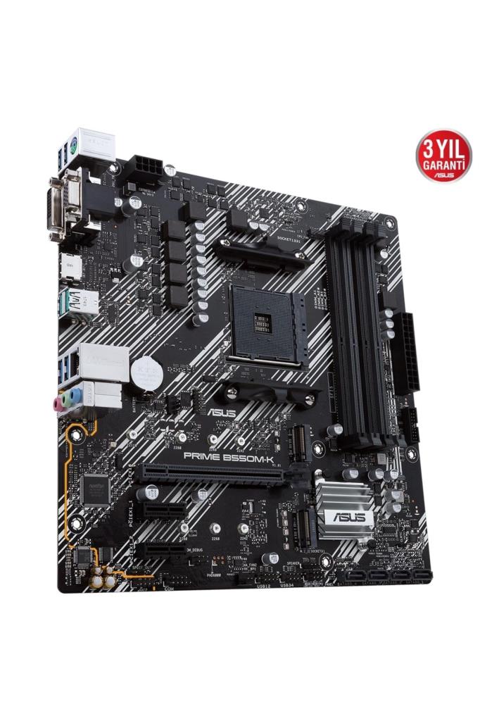 Asus Prime B550M-K AMD AM4 DDR4 Micro ATX Anakart Outlet