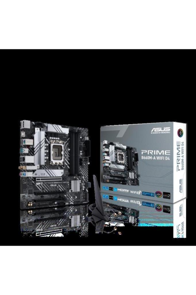 Asus Prime B660M-A D4 Intel LGA1700 DDR4 Micro ATX Anakart Outlet