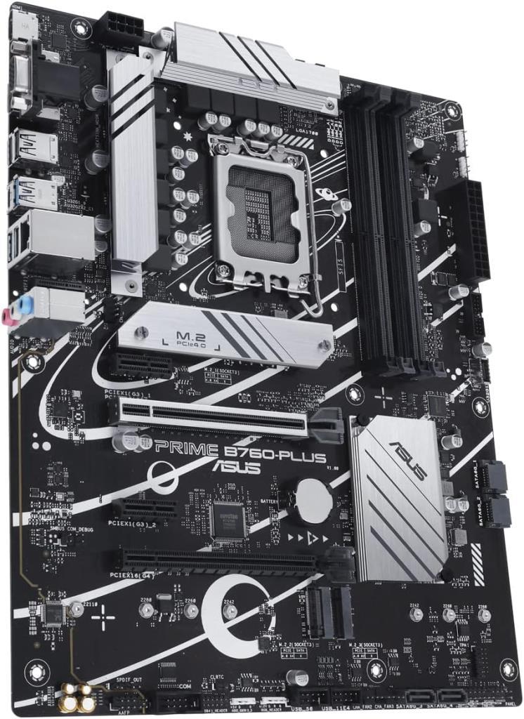 منفذ اللوحة الأم Asus Prime B760-PLUS Intel LGA1700 DDR5 ATX