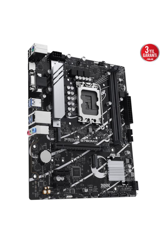 Asus Prime B760M-K Intel LGA1700 DDR5 Micro ATX Anakart Outlet