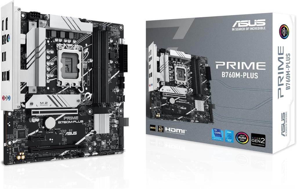 Asus Prime B760M-PLUS Intel LGA1700 DDR5 Micro ATX Anakart Outlet