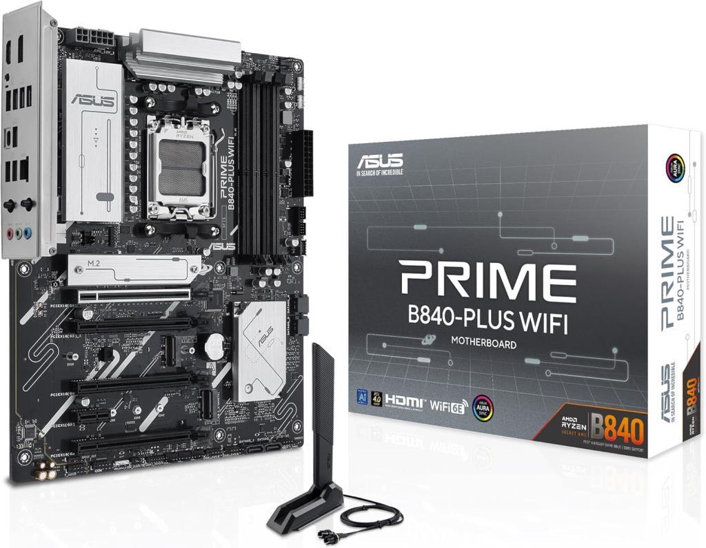 Asus Prime B840-PLUS Wi-Fi AMD AM5 DDR5 ATX Anakart Teşhir