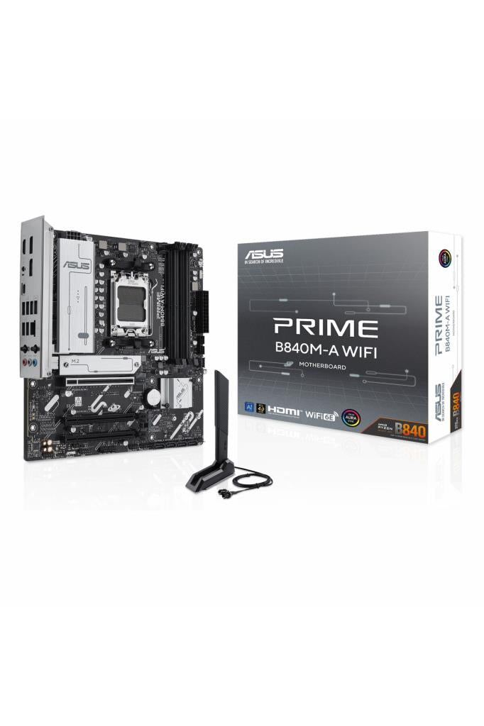 Asus Prime B840M-A Wi-Fi AMD AM5 DDR5 Micro ATX Anakart Teşhir