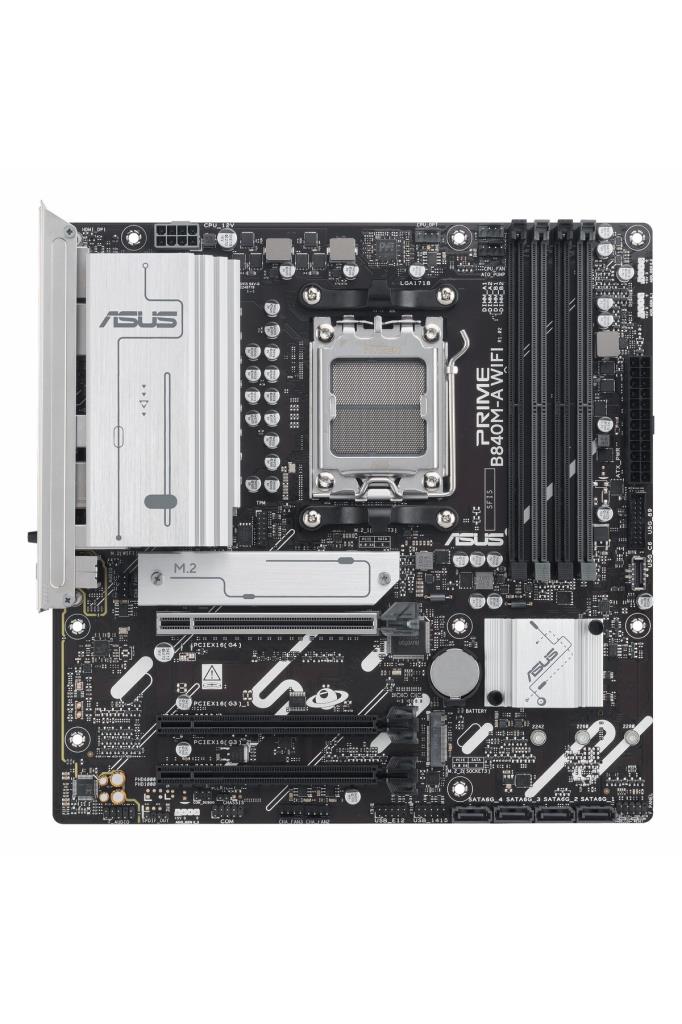 Asus Prime B840M-A Wi-Fi AMD AM5 DDR5 Micro ATX Anakart Teşhir