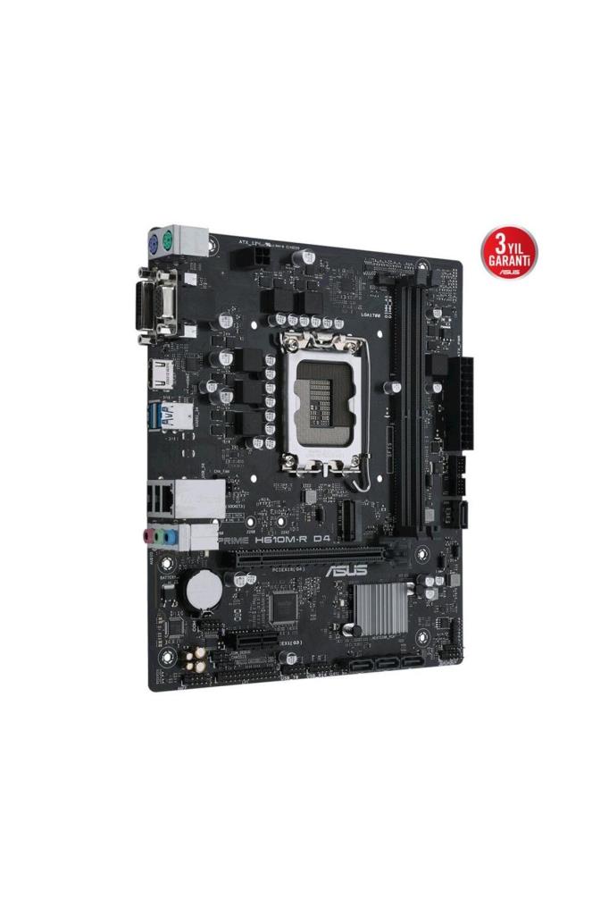 Asus Prime H610M-R D4 Intel LGA1700 DDR4 Micro ATX Anakart Outlet