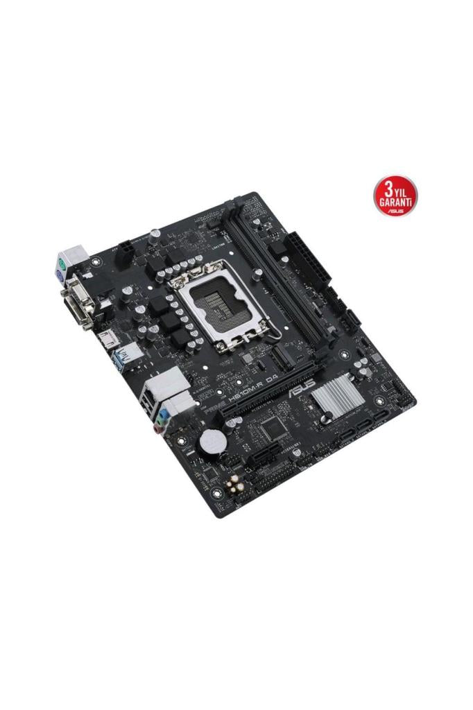 Asus Prime H610M-R D4 Intel LGA1700 DDR4 Micro ATX Anakart Outlet
