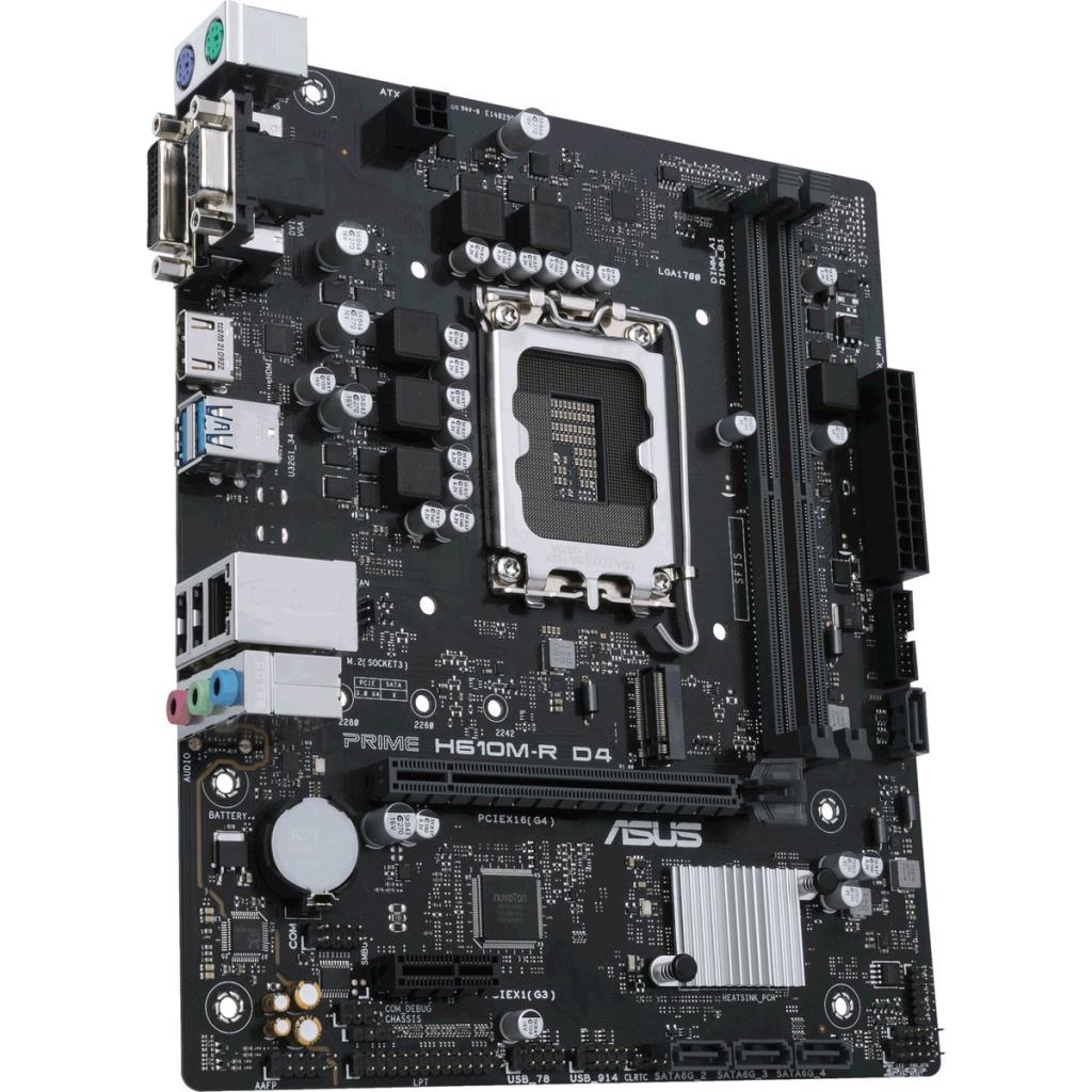 Asus Prime H610M-R D4 Intel LGA1700 DDR4 Micro ATX Anakart