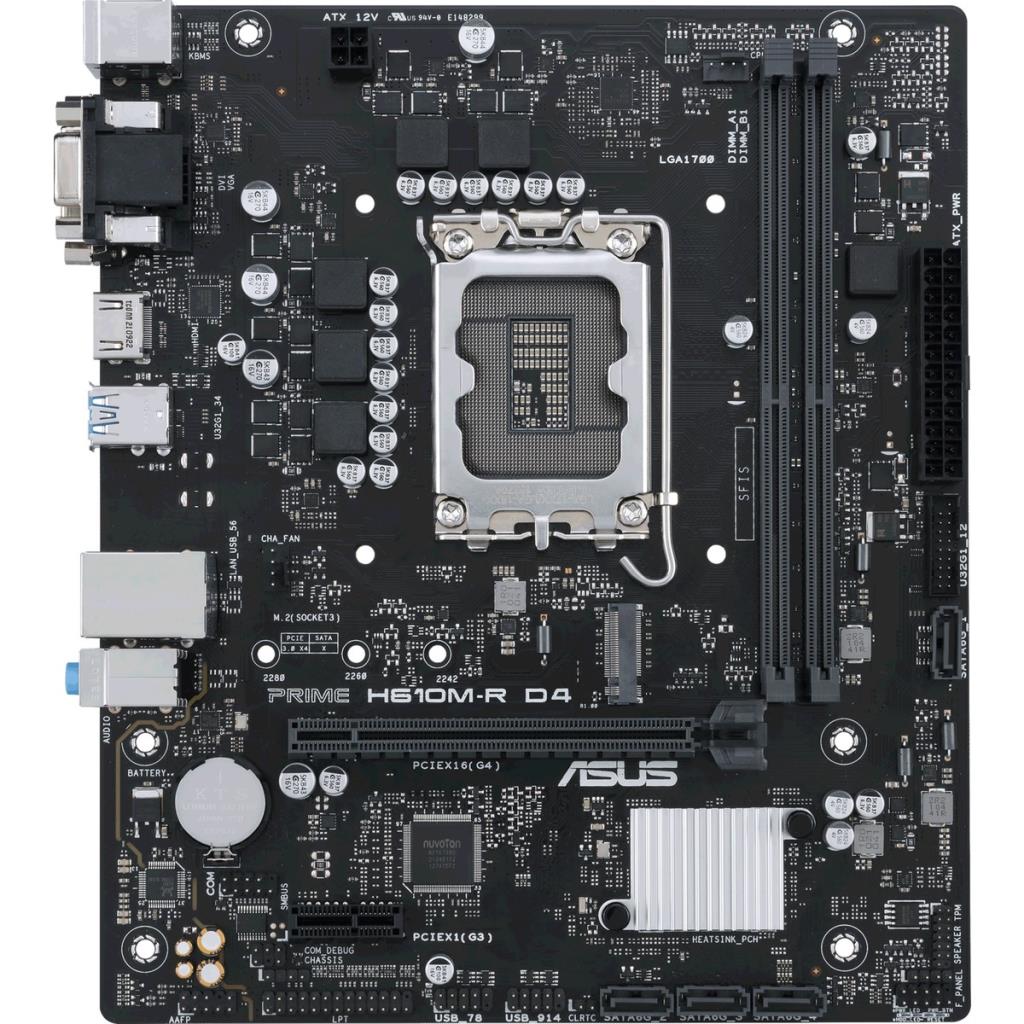 Asus Prime H610M-R D4 Intel LGA1700 DDR4 Micro ATX Anakart