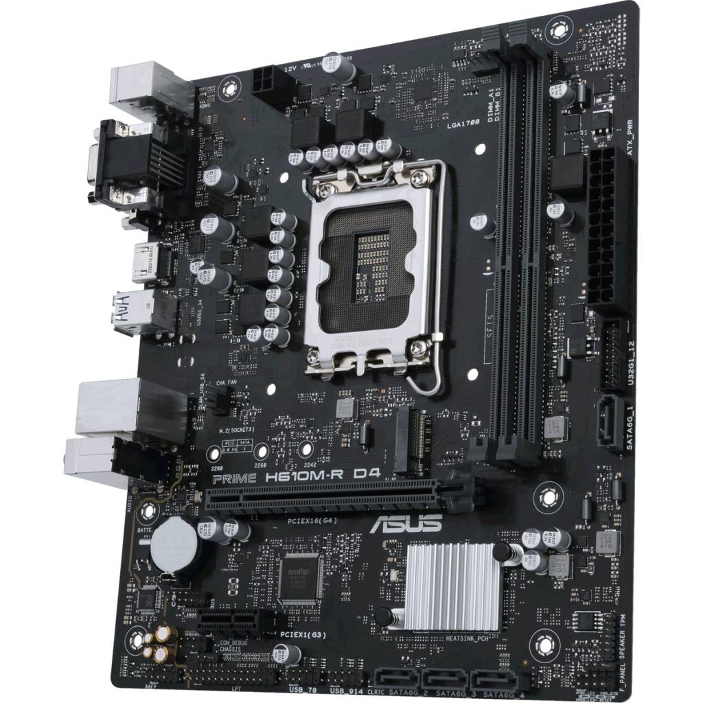 Asus Prime H610M-R D4 Intel LGA1700 DDR4 Micro ATX Anakart