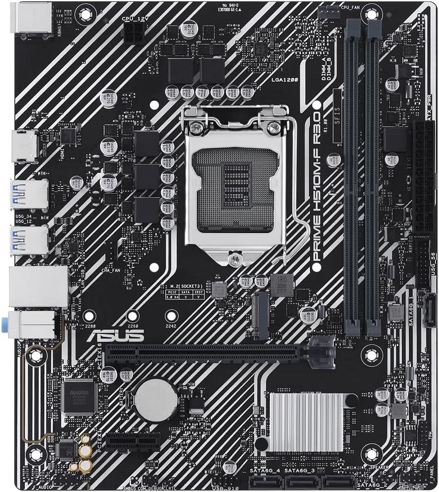 Asus Prime H510M-F R3.0 Intel LGA1200 DDR4 Micro ATX Anakart - OUTLET
