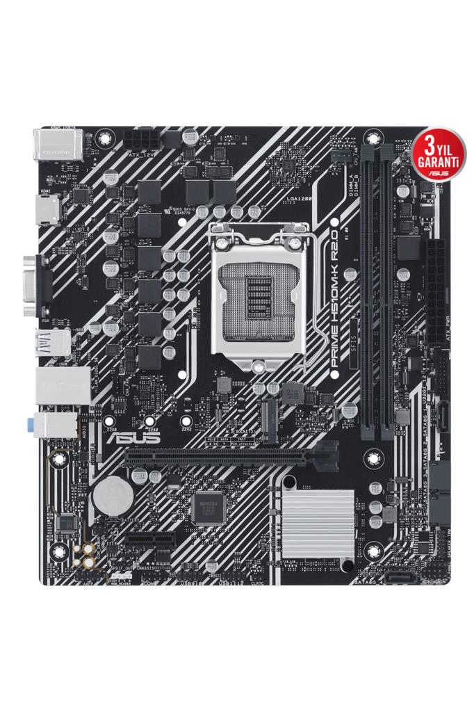 Asus Prime H510M-K Intel LGA1200 DDR4 Micro ATX Anakart Outlet