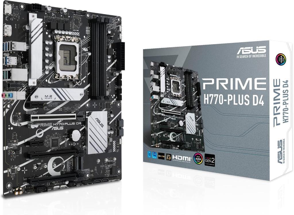 Asus Prime H770-PLUS D4 Intel LGA1700 DDR4 ATX Anakart - OUTLET