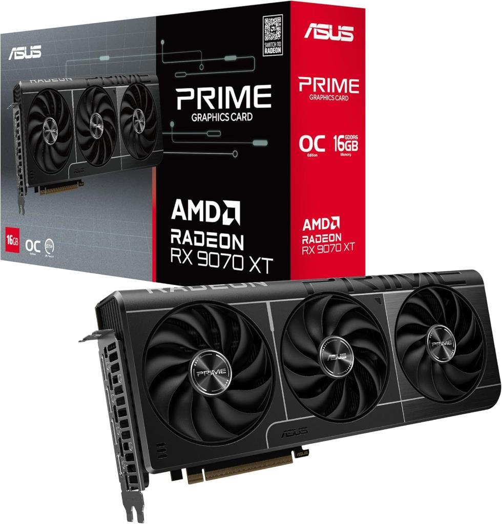 Asus RX 9070 XT Prime OC Edition PRIME-RX9070XT-O16G 256 Bit GDDR6 16 GB Ekran Kartı Outlet