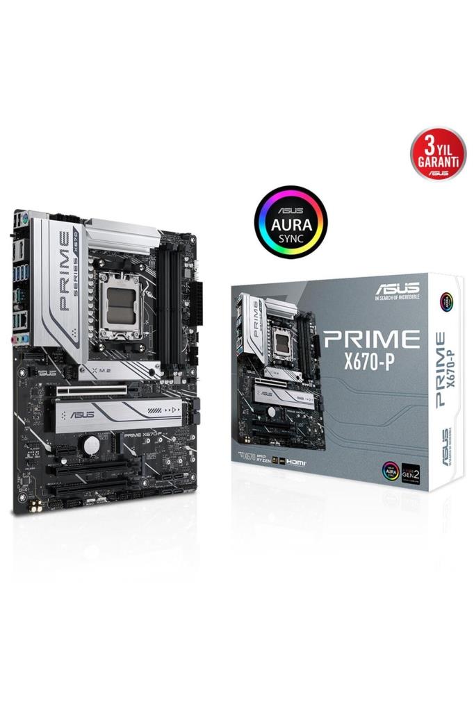 Asus Prime X670-P AMD AM5 DDR5 ATX Anakart Outlet