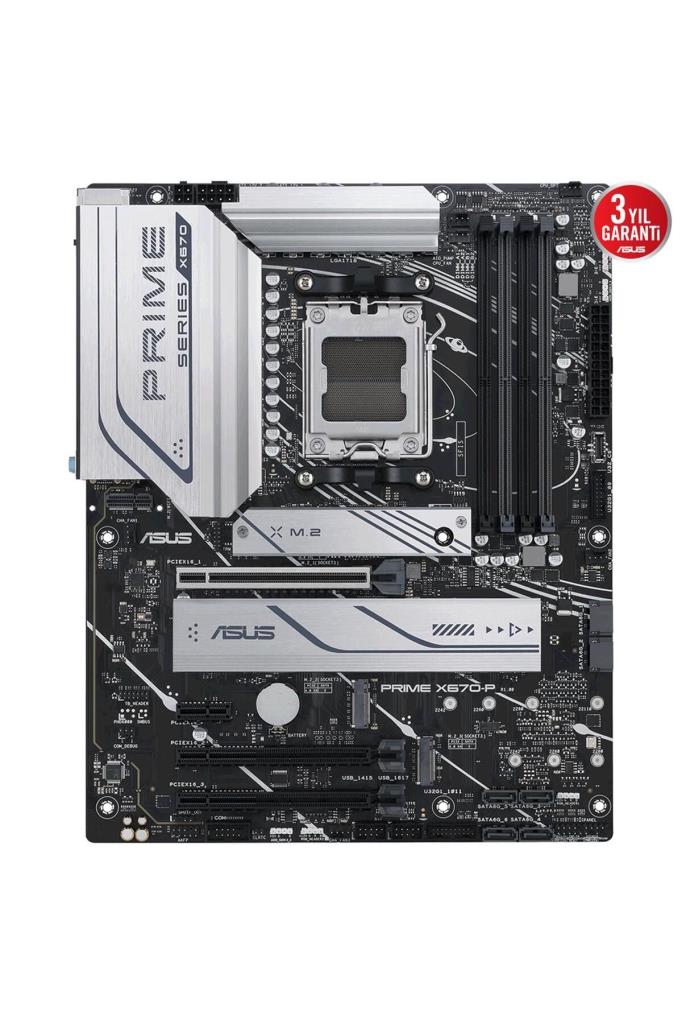 Asus Prime X670-P AMD AM5 DDR5 ATX Anakart Outlet