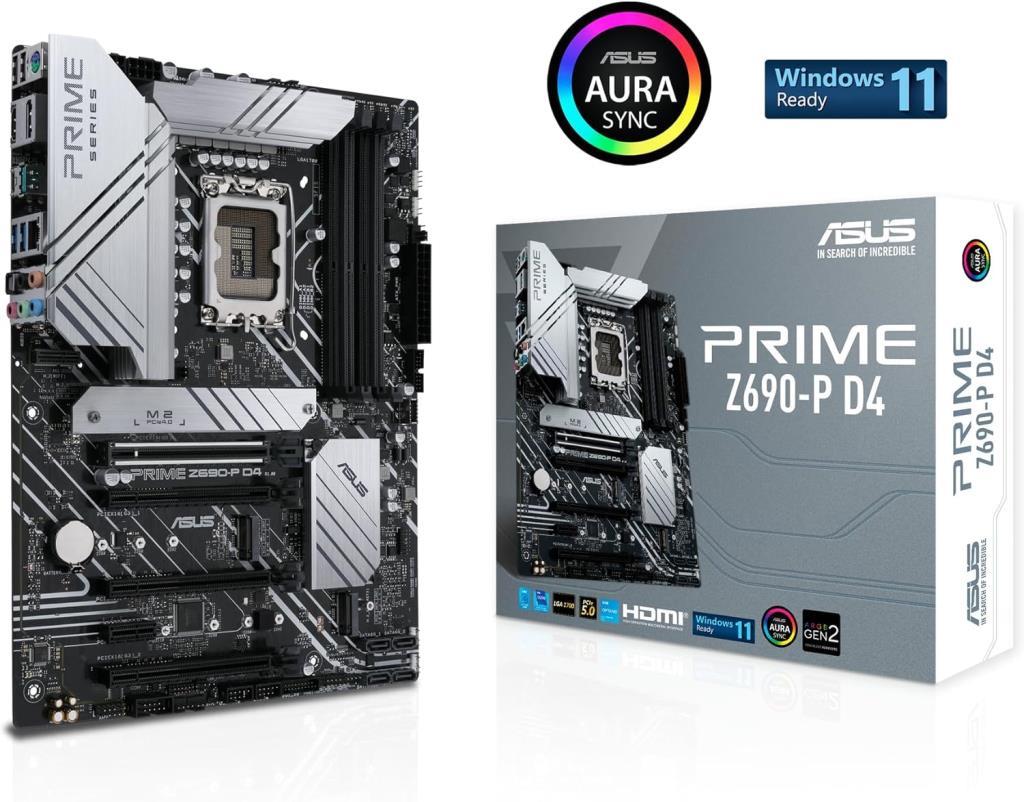Asus Prime Z690-P D4 Intel LGA1700 DDR4 ATX Anakart Teşhir