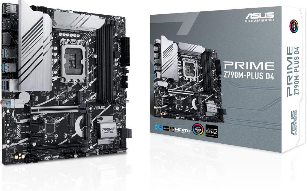 Asus Prime Z790M-PLUS D4 Intel LGA1700 DDR4 Micro ATX Anakart - OUTLET
