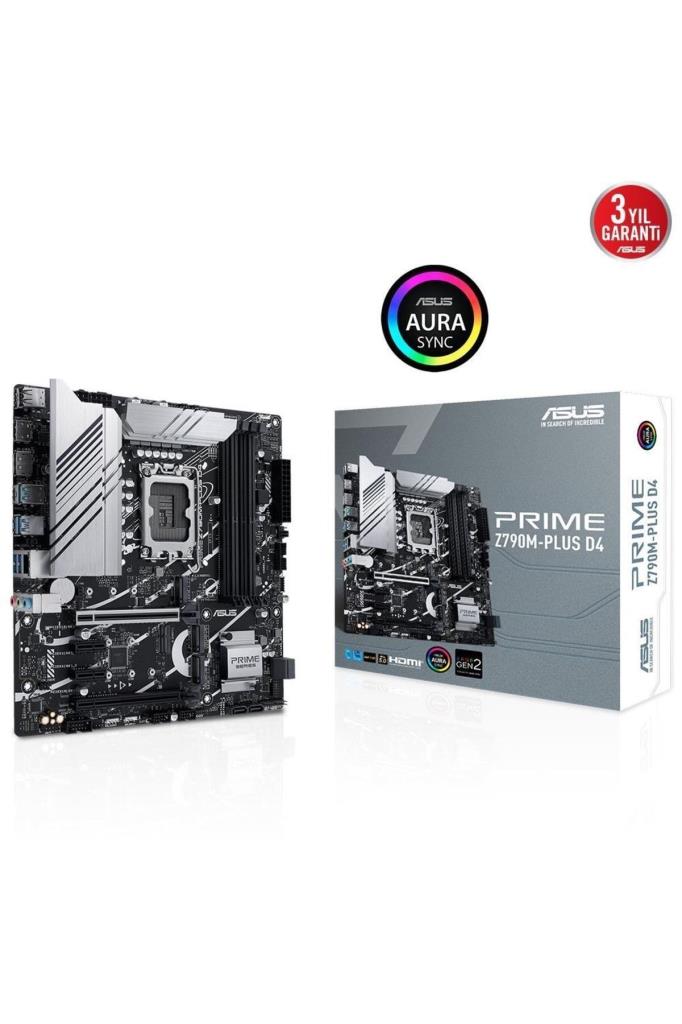 Asus Prime Z790M-PLUS D4 Intel LGA1700 DDR4 Micro ATX Anakart Outlet