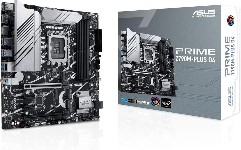 Asus Prime Z790M-PLUS D4 Intel LGA1700 DDR4 Micro ATX Anakart Teşhir