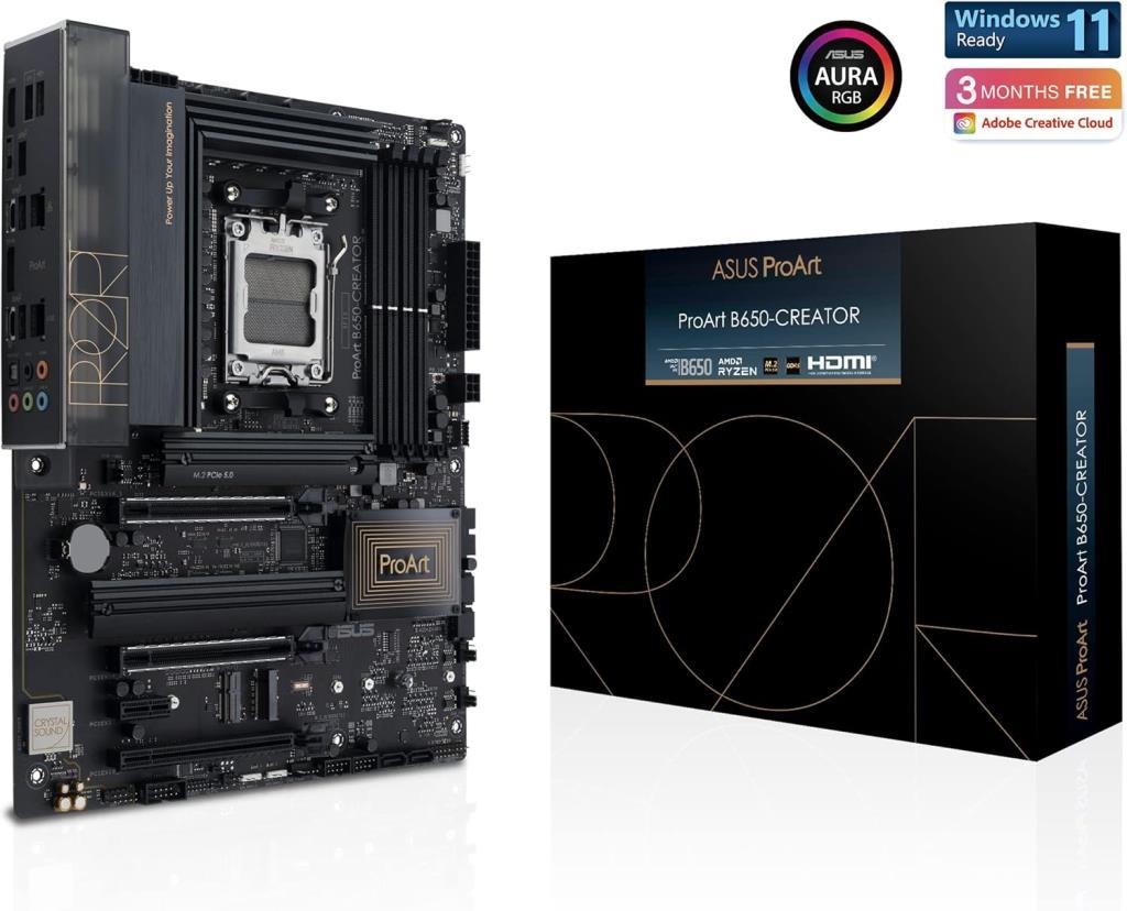 Asus ProArt B650 Creator AMD AM5 DDR5 Wi-Fi ATX Anakart Outlet