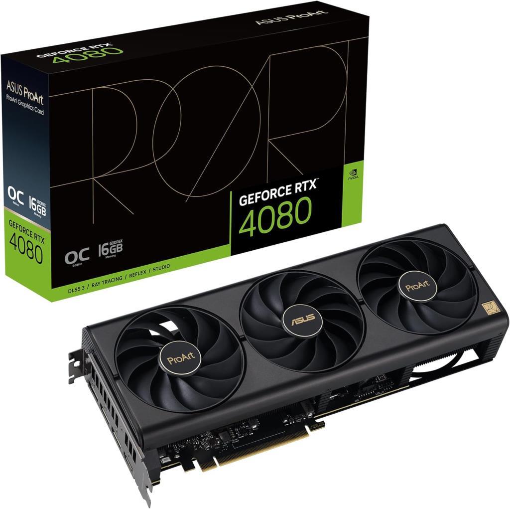 Asus RTX 4080 Super ProArt OC Edition PROART-RTX4080S-O16G 256 Bit GDDR6X 16 GB Ekran Kartı Teşhir