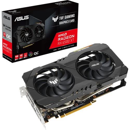 Asus RX 6500 XT Tuf Gaming OC Edition TUF-RX6500XT-O4G-GAMING 64 Bit GDDR6 4 GB Ekran Kartı - TEŞHİR