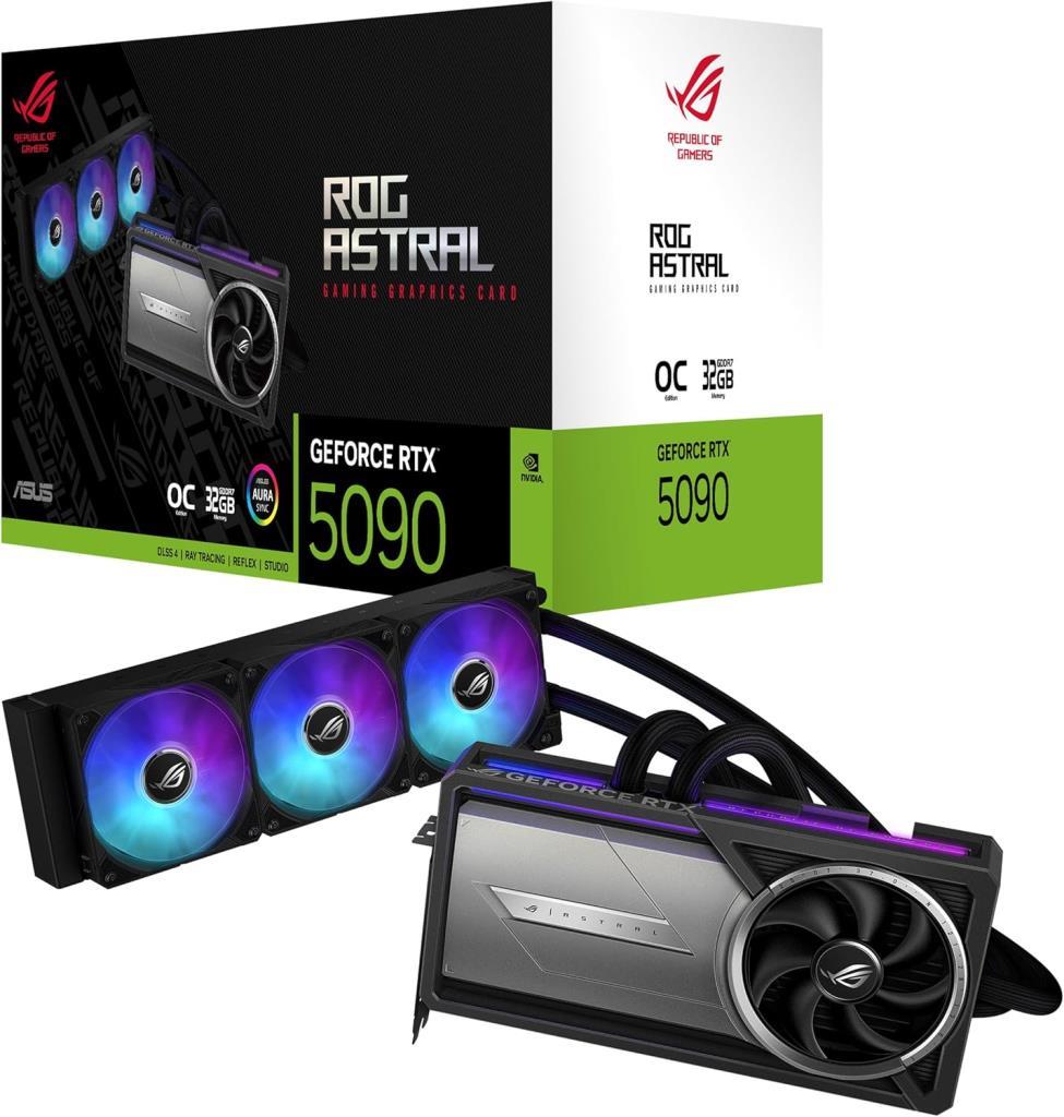 Asus RTX 5090 ROG Astral LC OC Edition ROG-ASTRAL-LC-RTX5090-O32G-GAMING 512 Bit GDDR7 32 GB Ekran Kartı Outlet
