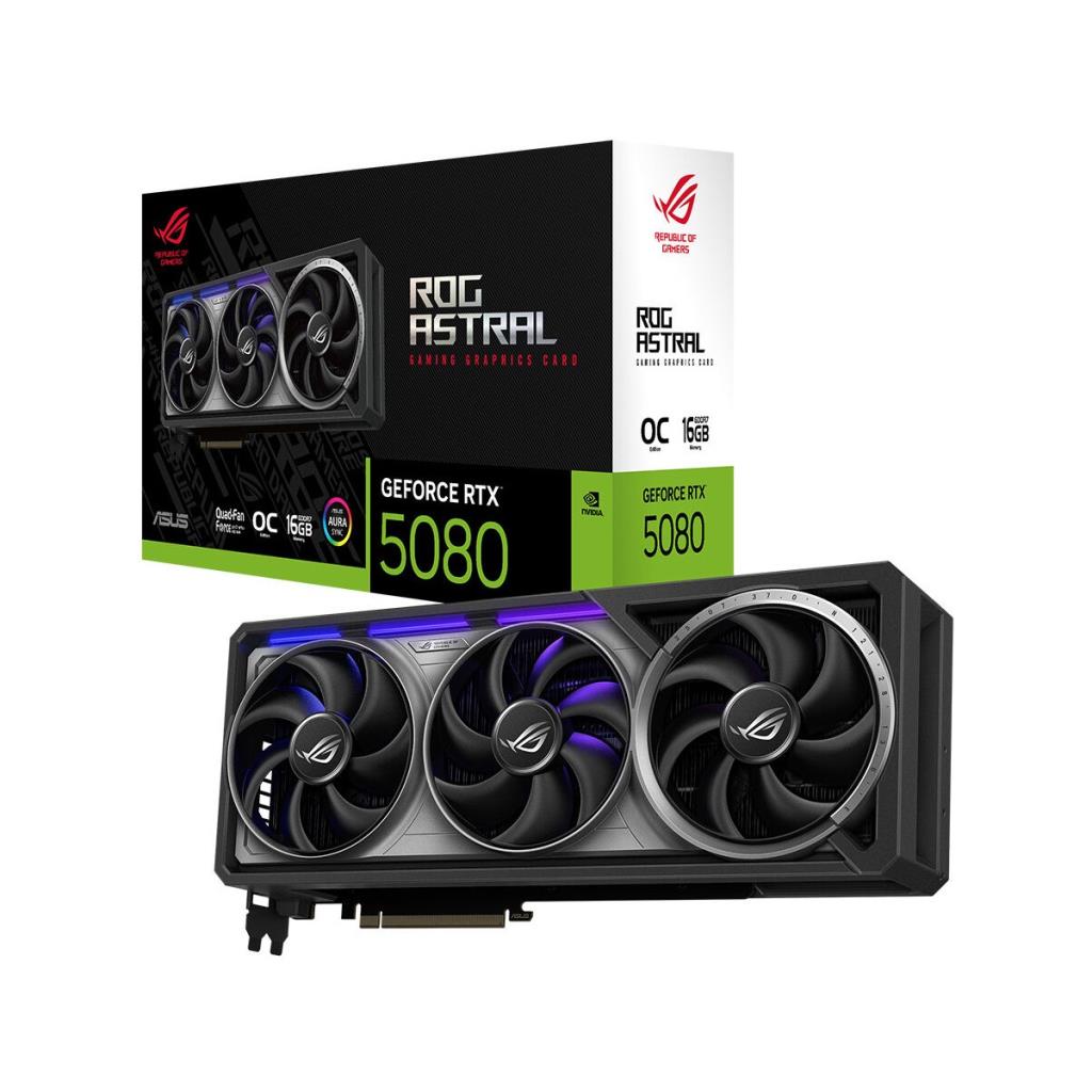 Asus RTX 5080 ROG Astral OC Edition ROG-ASTRAL-RTX5080-O16G-GAMING 256 Bit GDDR7 16 GB Ekran Kartı - OUTLET