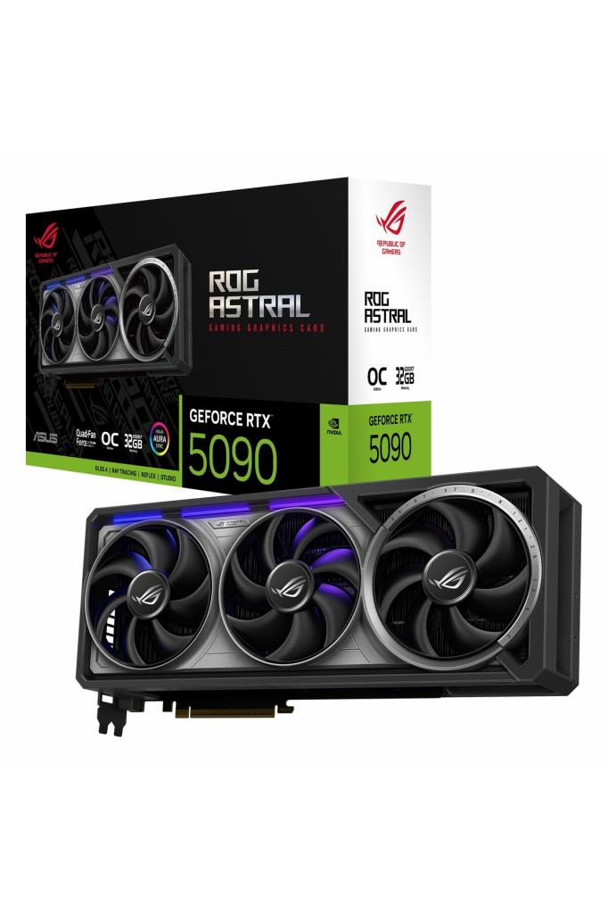 Asus RTX 5090 ROG Astral OC Edition ROG-ASTRAL-RTX5090-O32G-GAMING 512 Bit GDDR7 32 GB Ekran Kartı Outlet