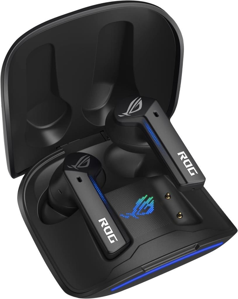 سماعة الألعاب Asus ROG Cetra TWS باللون الأسود داخل الأذن بتقنية البلوتوث