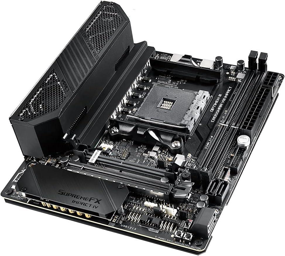 Asus Rog Crosshair VIII Impact AMD AM4 DDR4 Mini ITX Anakart Outlet