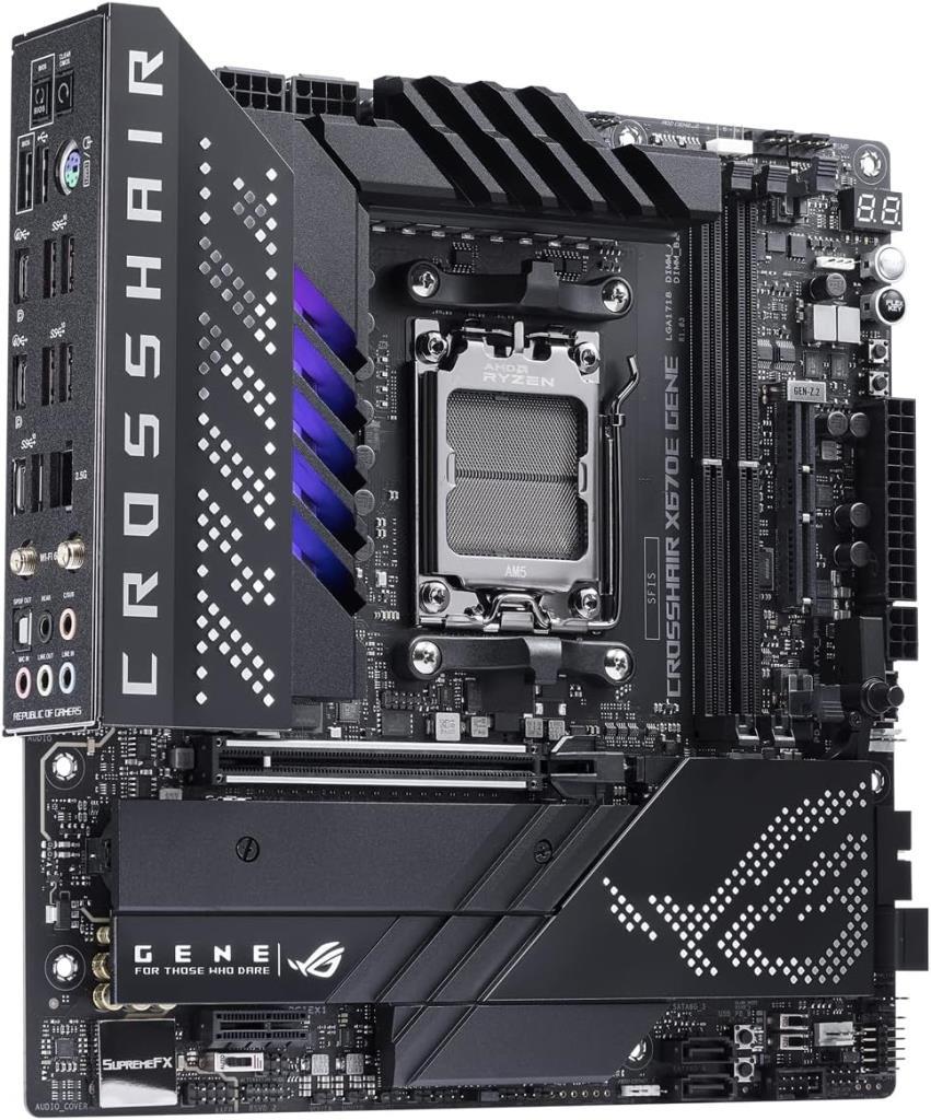 Asus Rog Crosshair X670E Gene AMD AM5 DDR5 Micro ATX Anakart Teşhir