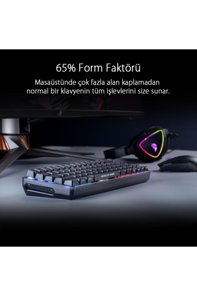 ASUS ROG Falchion ROG Wireless Aura Sync Oyuncu Klavyesi T - Teşhir