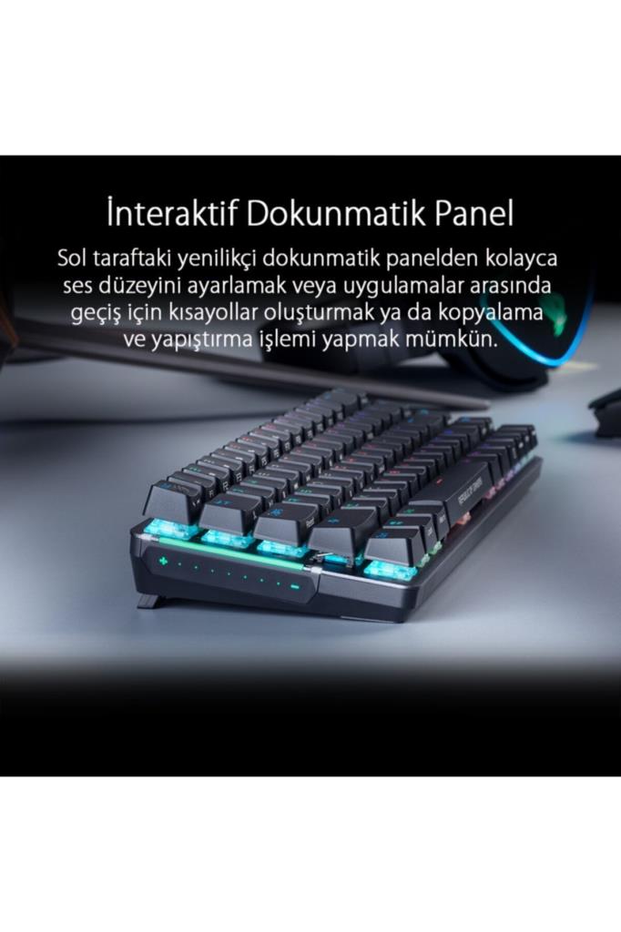 ASUS ROG Falchion ROG Wireless Aura Sync Oyuncu Klavyesi T - Teşhir