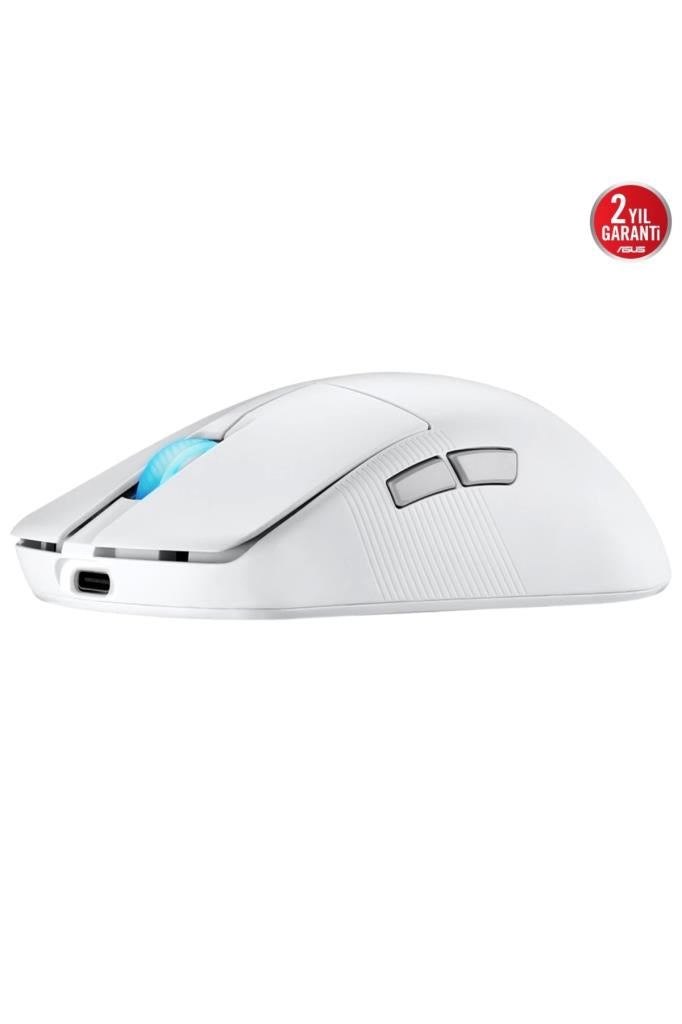 Asus ROG Harpe Ace Mini Beyaz Şarjlı Optik Kablolu/Kablosuz Oyuncu Mouse