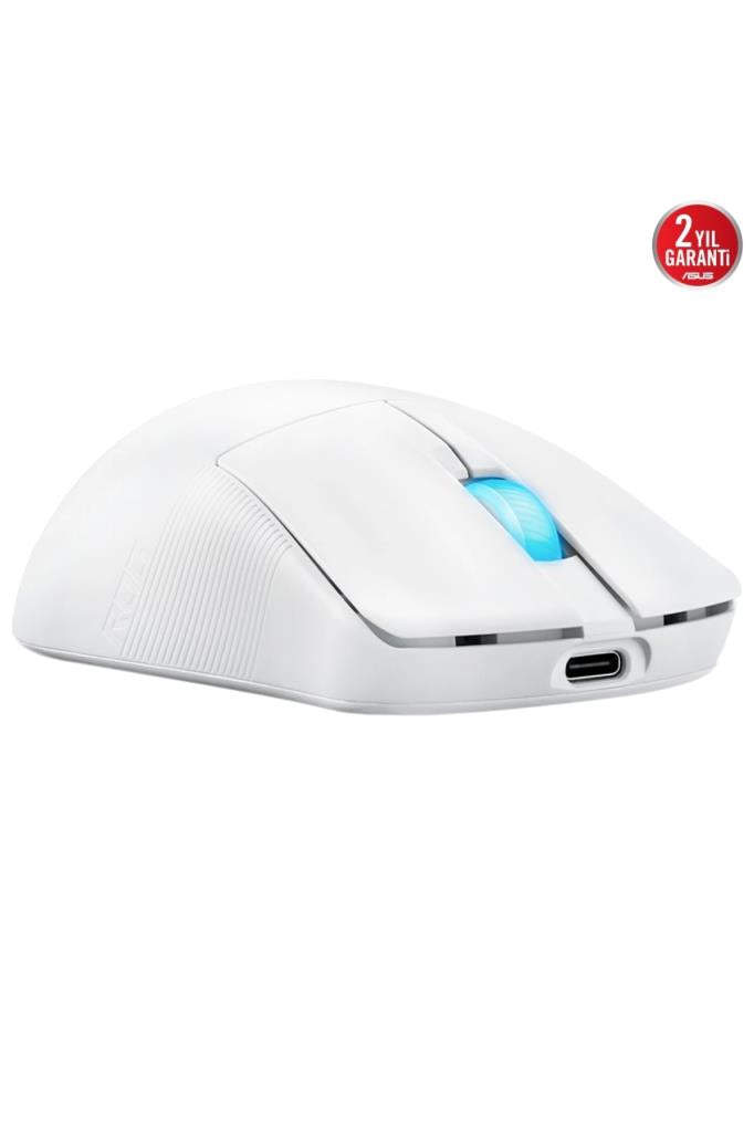 Asus ROG Harpe Ace Mini Beyaz Şarjlı Optik Kablolu/Kablosuz Oyuncu Mouse