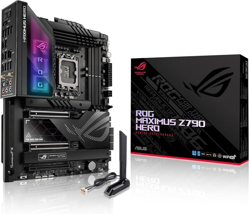 Asus Rog Maximus Z790 Hero Wi-Fi Intel LGA1700 DDR5 ATX Anakart - Outlet