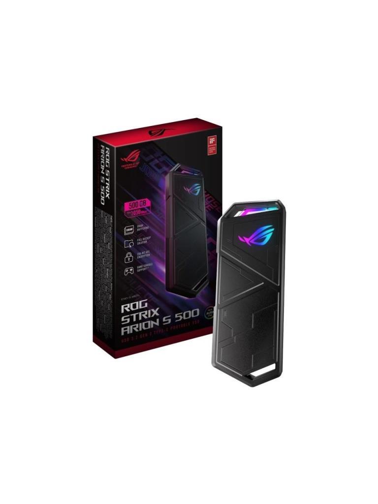 Asus Rog Strix Arion S500 ESD-S1B05 USB 3.2 500 GB Taşınabilir M.2 SSD Teşhir