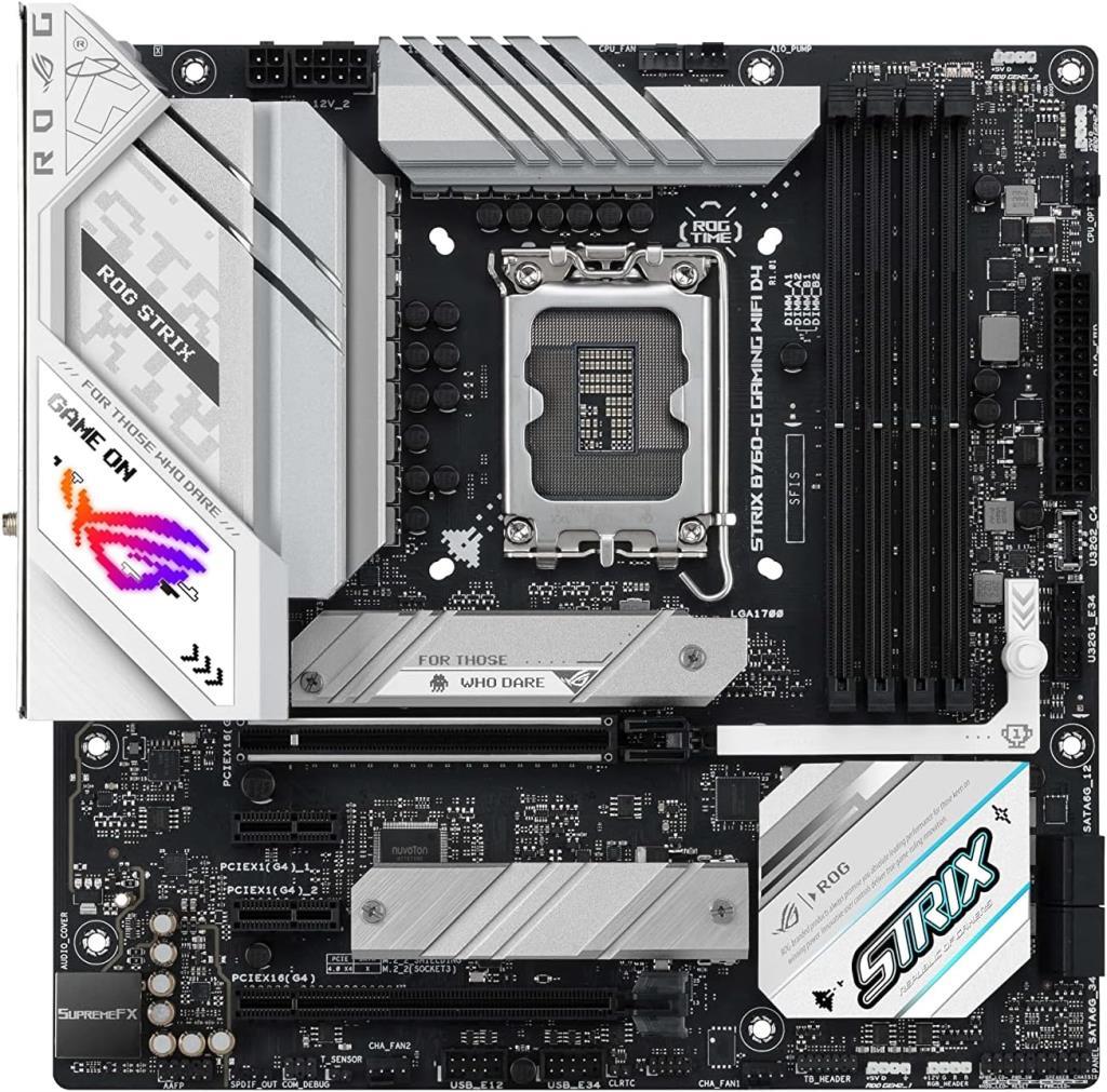 Asus ROG Strix B760-G Gaming Wi-Fi D4 Intel LGA1700 DDR4 Micro ATX Anakart - Teşhir
