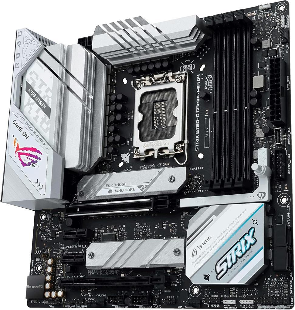 Asus ROG Strix B760-G Gaming Wi-Fi D4 Intel LGA1700 DDR4 Micro ATX Anakart - Teşhir