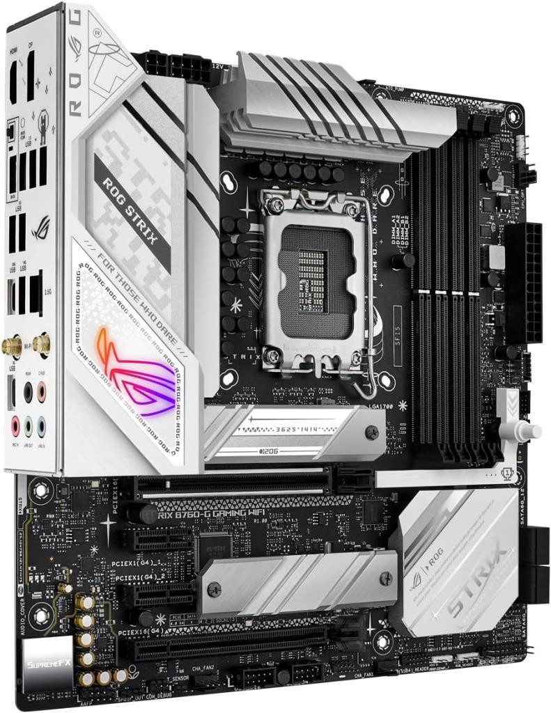 Asus Rog Strix B760-G Gaming Wi-Fi D5 Intel LGA1700 DDR5 Micro ATX Anakart Teşhir