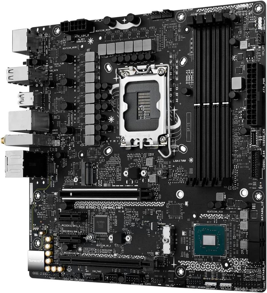 Asus Rog Strix B760-G Gaming Wi-Fi D5 Intel LGA1700 DDR5 Micro ATX Anakart Teşhir