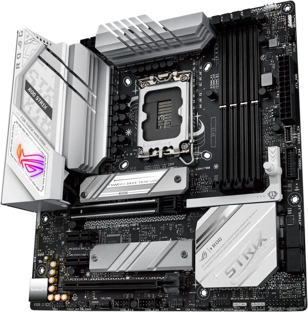 Asus Rog Strix B760-G Gaming Wi-Fi D5 Intel LGA1700 DDR5 Micro ATX Anakart Teşhir
