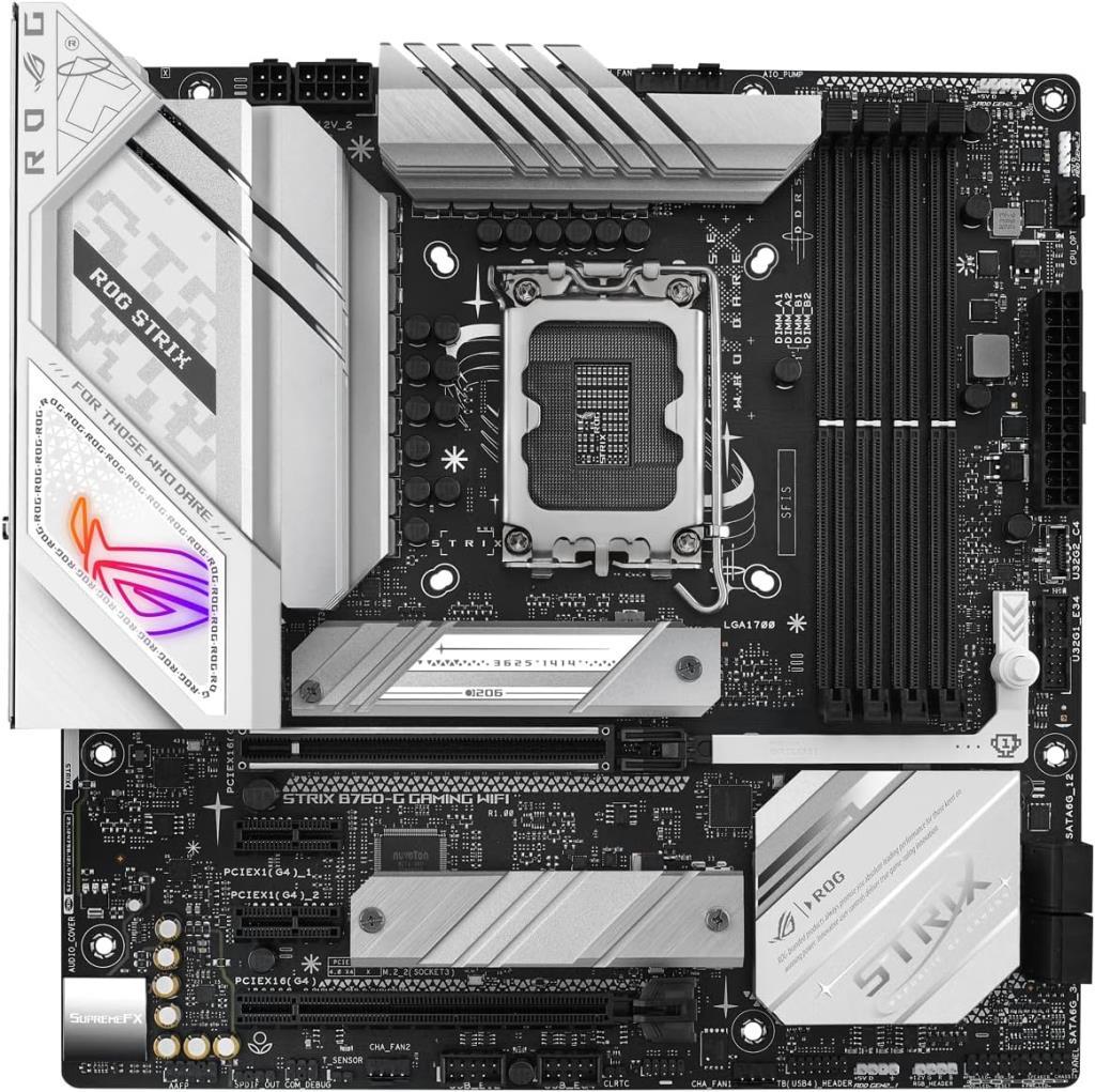 Asus Rog Strix B760-G Gaming Wi-Fi D5 Intel LGA1700 DDR5 Micro ATX Anakart Teşhir